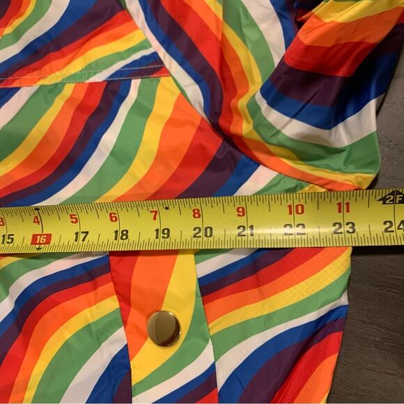 Michael Kors Rainbow Neon windbreaker Jacket Size XS and SMALL - Picture 16 of 16